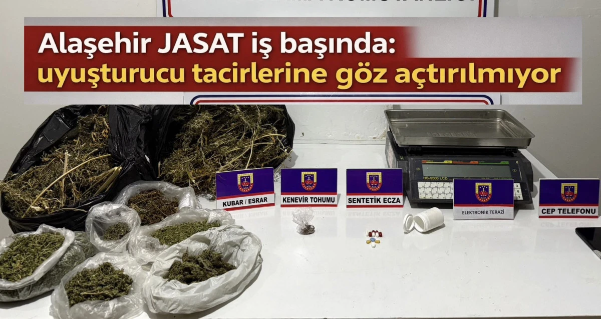 Alaşehir JASAT ve Sarıg&ouml;l Jandarmasından Zehir Tacirine Darbe: 1 Tutuklama 