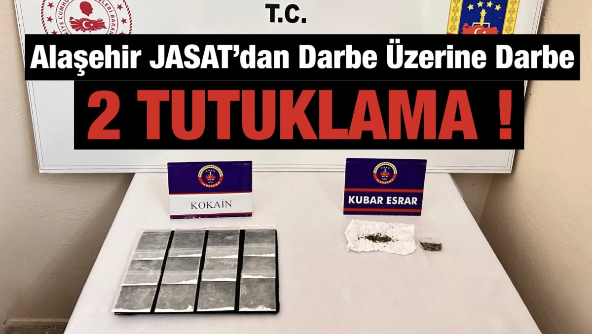 Alaşehir JASAT’tan Kokain Darbesi: 17,8 Gram Kokain ve Esrarla Yakalanan 2 Tacir Tutuklandı!
