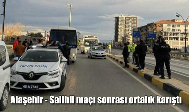 Alaşehir - Salihli maçı sonrası ortalık karıştı 