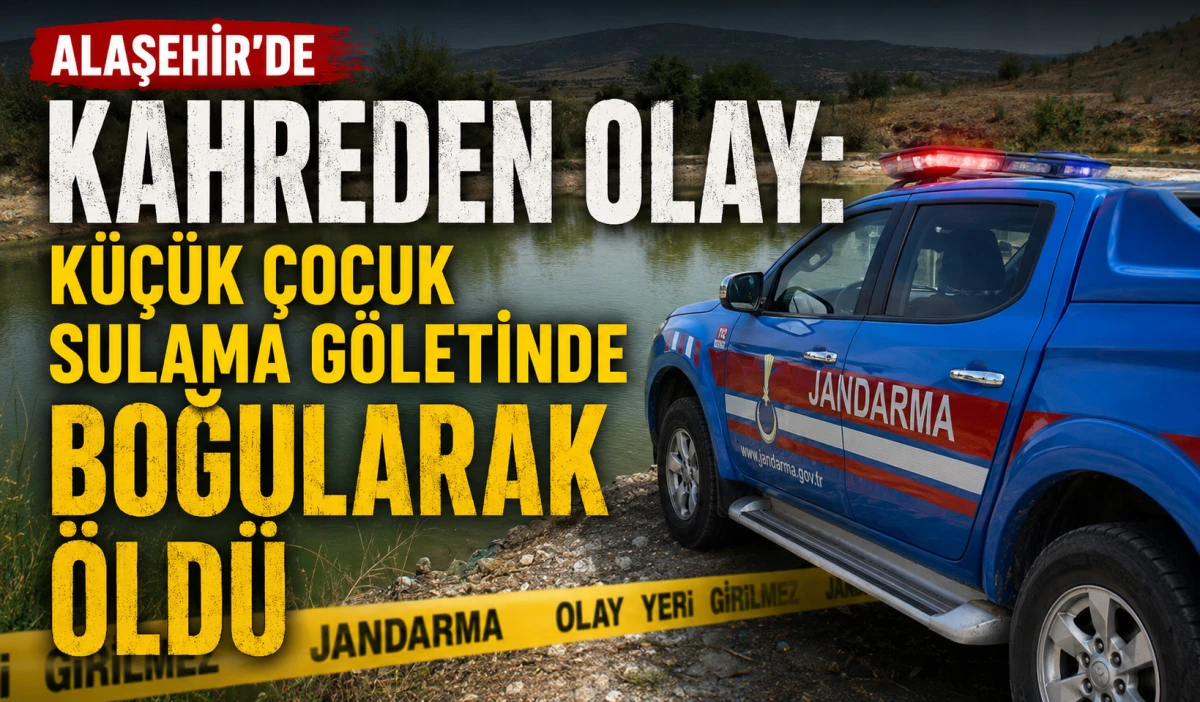 Alaşehir&rsquo;de Acı Olay: 12 Yaşındaki &Ccedil;ocuk Boğularak Hayatını Kaybetti