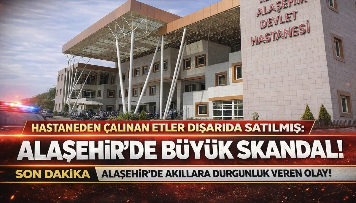 Alaşehir&rsquo;de Akıllara Durgunluk Veren Olay: Hastane Yemekhanesinden Et &Ccedil;alıp Lokantaya Satmış!