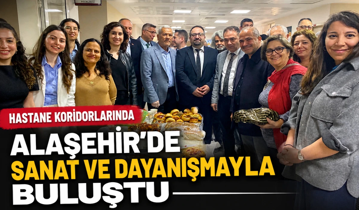 Alaşehir&rsquo;de Hastane Koridorlarında Umut Sergisi