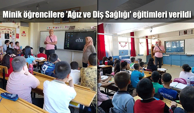 Alaşehir’de minik öğrencilere 'Ağız ve Diş Sağlığı' eğitimleri verildi