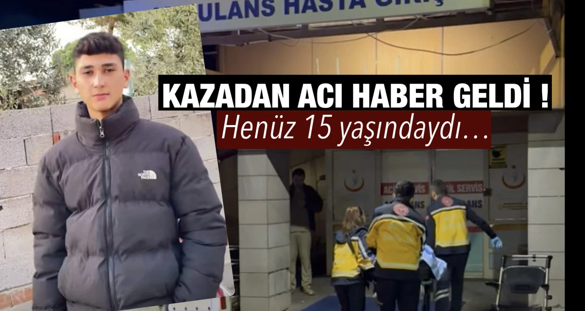 Alaşehir&rsquo;de motosiklet kazasından acı haber geldi: Hen&uuml;z 15 yaşındaydı 