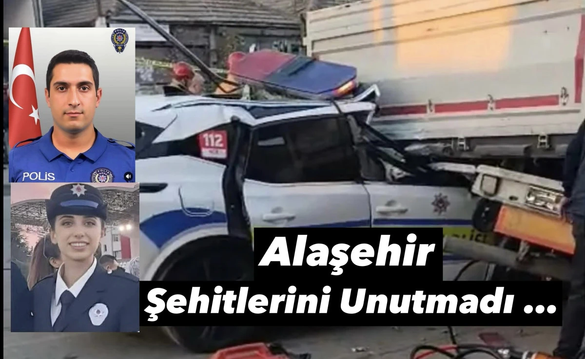 Alaşehir’de Şehit Polisler Unutulmadı 