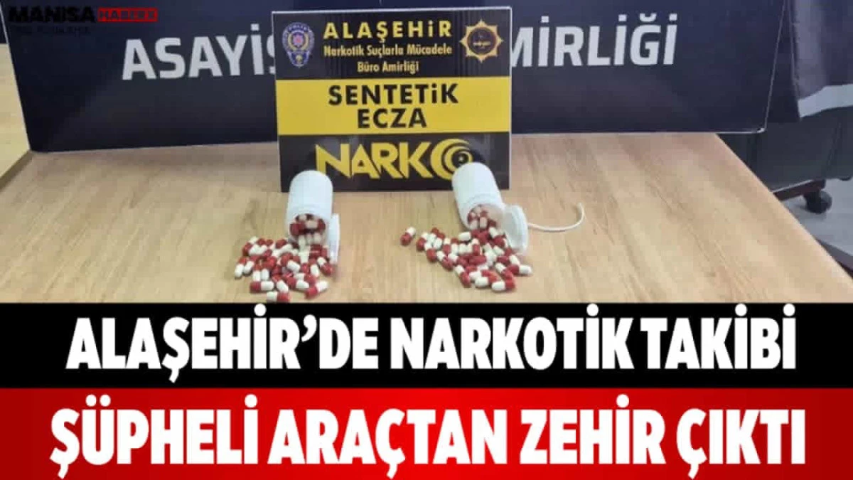 Alaşehir&rsquo;de Sentetik Ecza Hap Operasyonu: 20 Yaşındaki Ş&uuml;pheli Tutuklandı