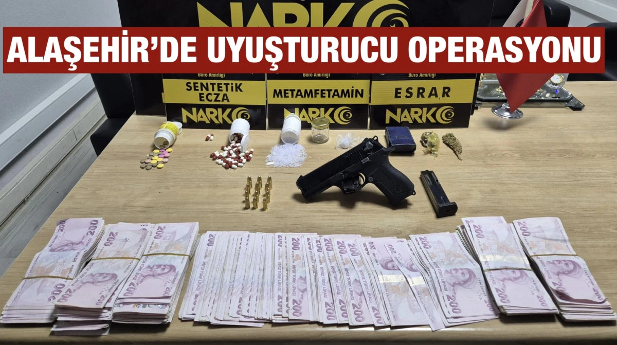 Alaşehir&rsquo;de Uyuşturucu Operasyonu: 1 Ş&uuml;pheli Tutuklandı