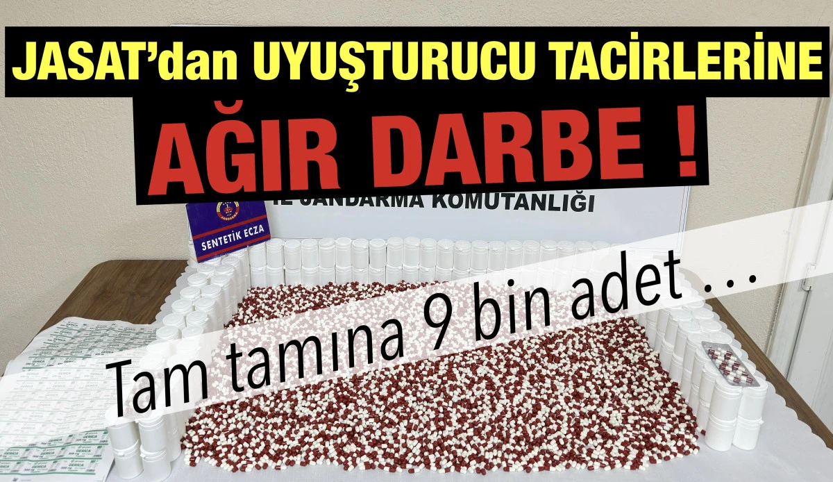Alaşehir’de uyuşturucu tacirlerine ağır darbe: 9 bin 140 adet sentetik ecza hapı ele geçirildi