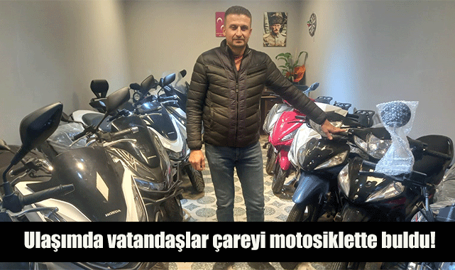 Araba ve benzin fiyatları yükseldi Alaşehir’de vatandaşlar çareyi motosiklette buldu! 