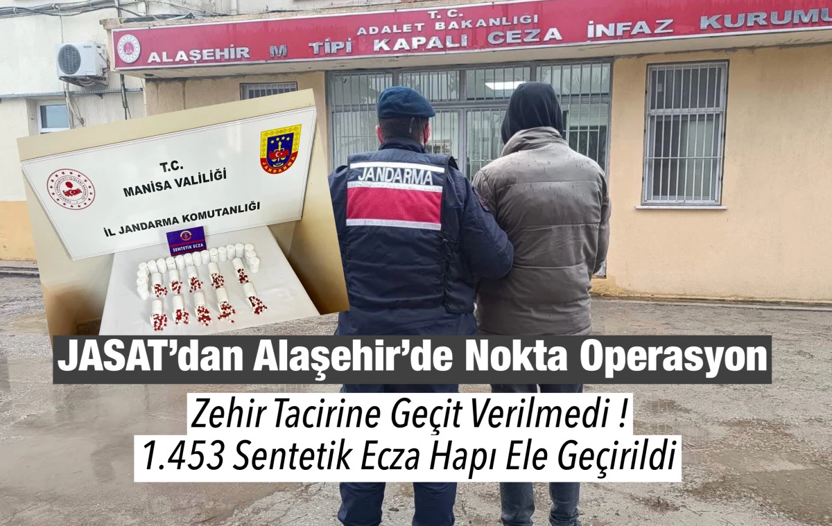 JASAT&rsquo;dan Alaşehir&rsquo;de Uyuşturucu Operasyonu: 1 Kişi Tutuklandı