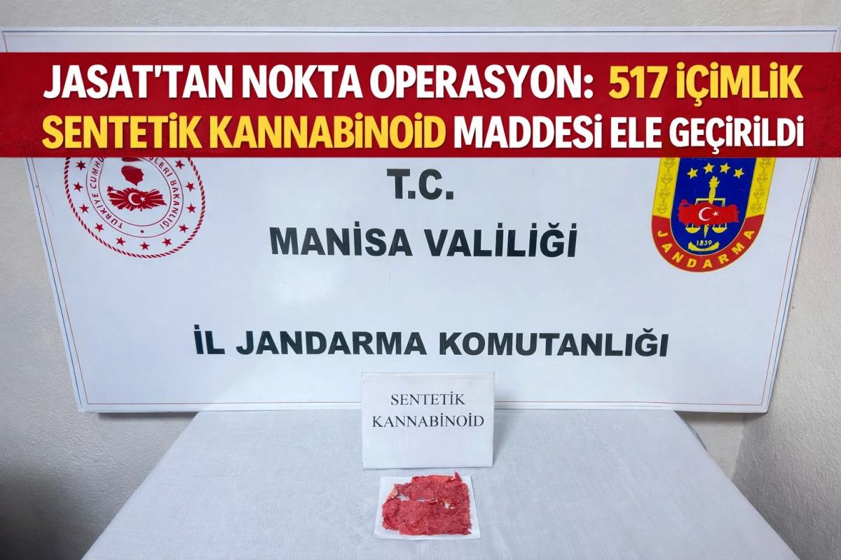 JASAT&rsquo;TAN UYUŞTURUCUYA GE&Ccedil;İT YOK: 517 İ&Ccedil;İMLİK SENTETİK KANNABİNOİD MADDESİ ELE GE&Ccedil;İRİLDİ