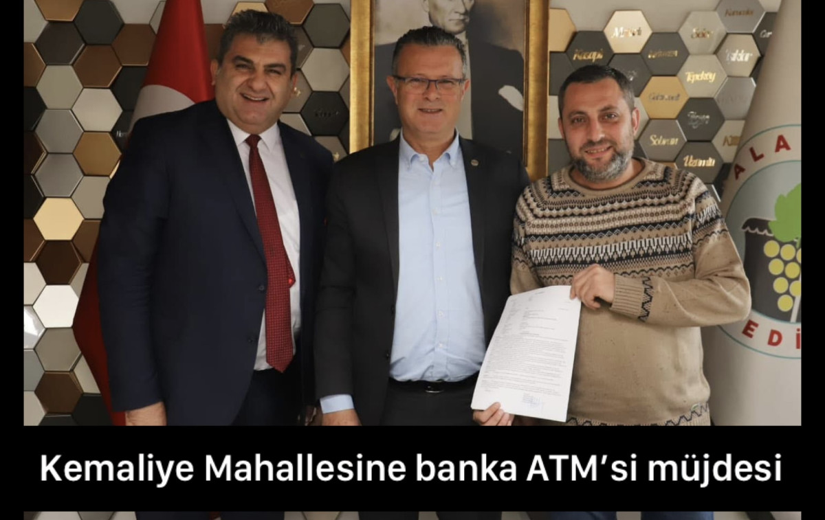 Kemaliye Mahallesine banka ATM’si müjdesi 